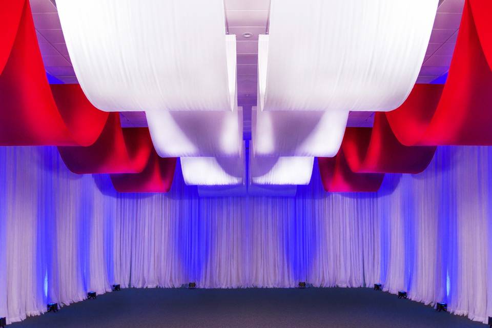 Linear Ceiling Draping