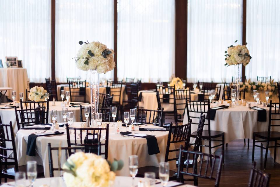 Tall elegant centerpieces