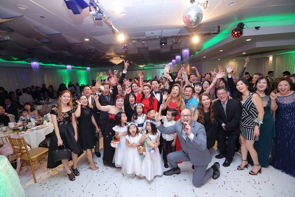 Wedding group photo