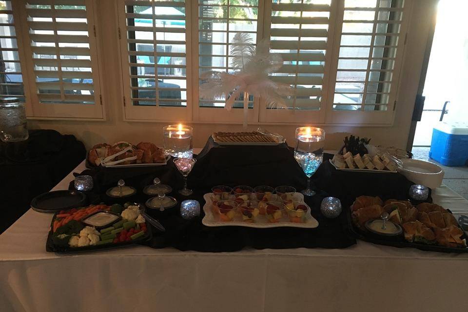 Food Table Staging