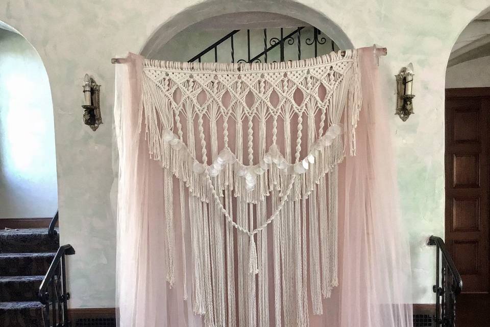 Backdrop with Tulle