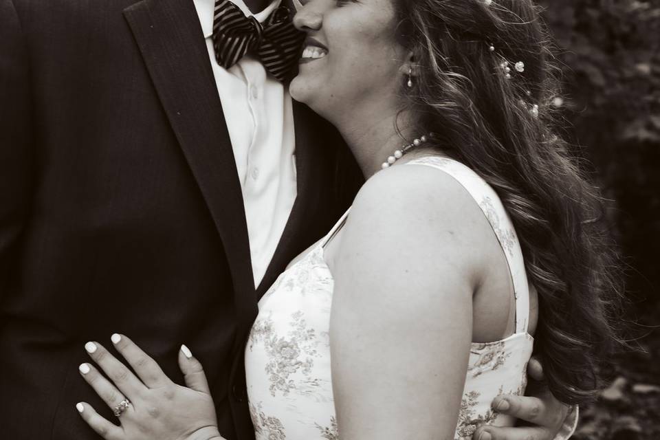 B&W-Newlyweds