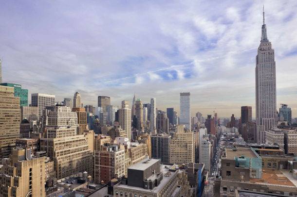 Enjoy the best views of Manhattan from our rooftop terrace at Rock & Reilly's.