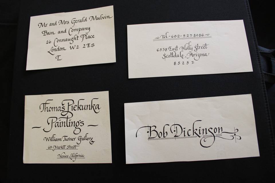 Elegant Calligraphy- Rae Dickinson