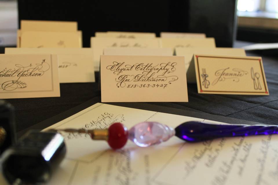 Elegant Calligraphy- Rae Dickinson