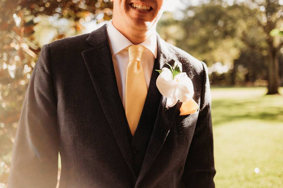Orchid Boutonnière