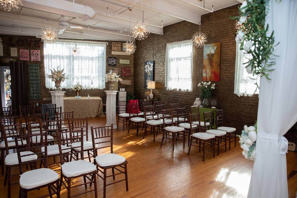 Venue setup