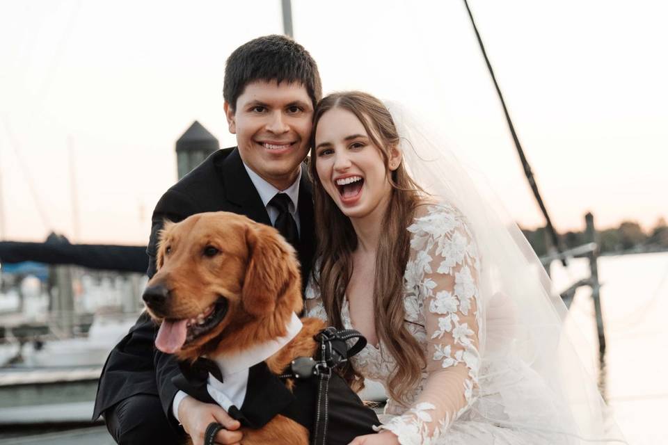 Beachfront wedding vibes