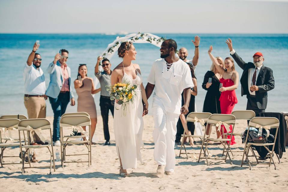 Beach wedding