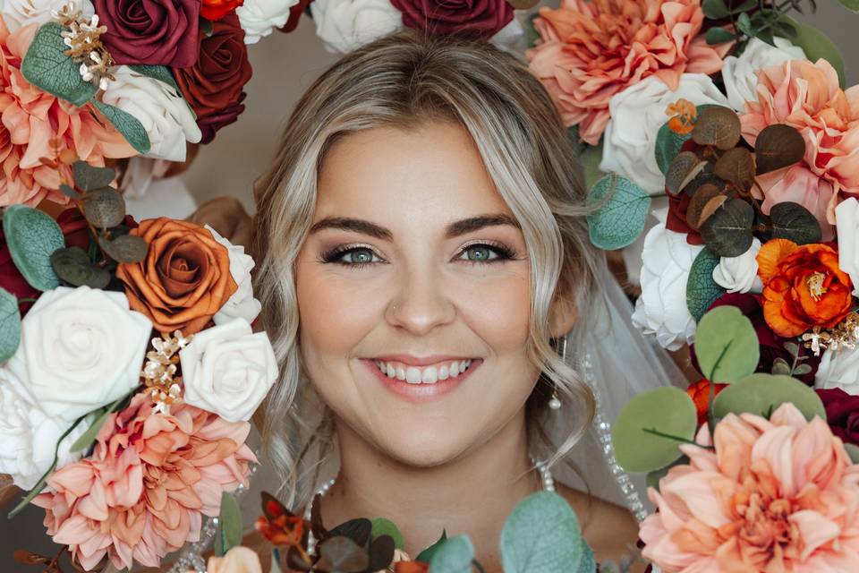 Romantic bridal portraits