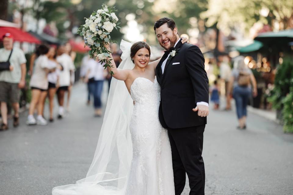 Elegant wedding ceremony