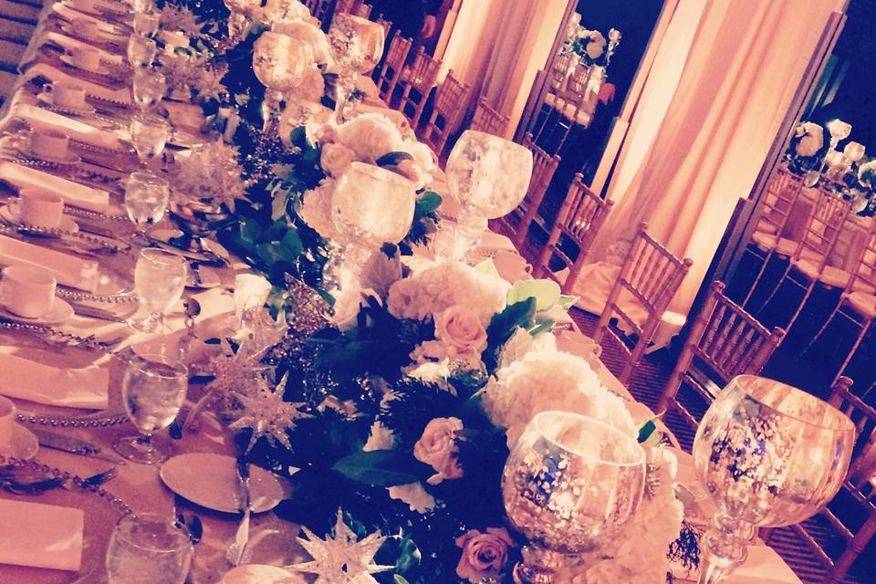 Wedding tablescape