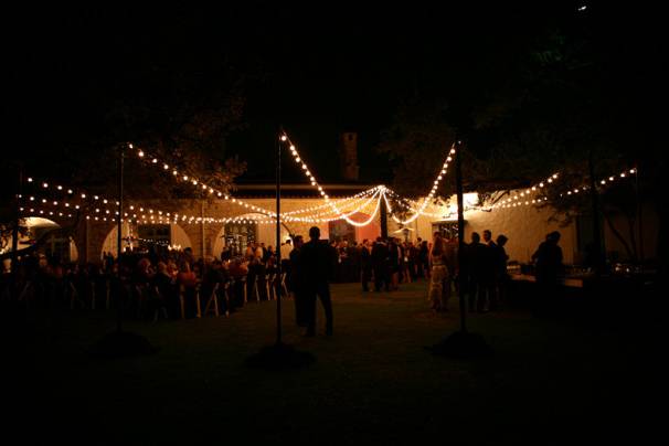 Wedding reception area