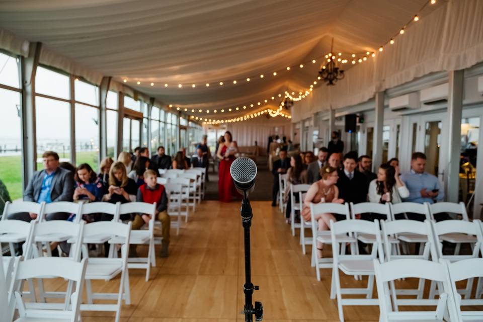 Indoor Ceremony Facing North