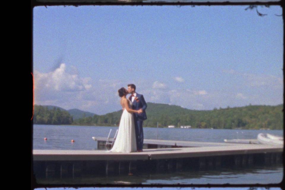 Super 8mm on the dock.