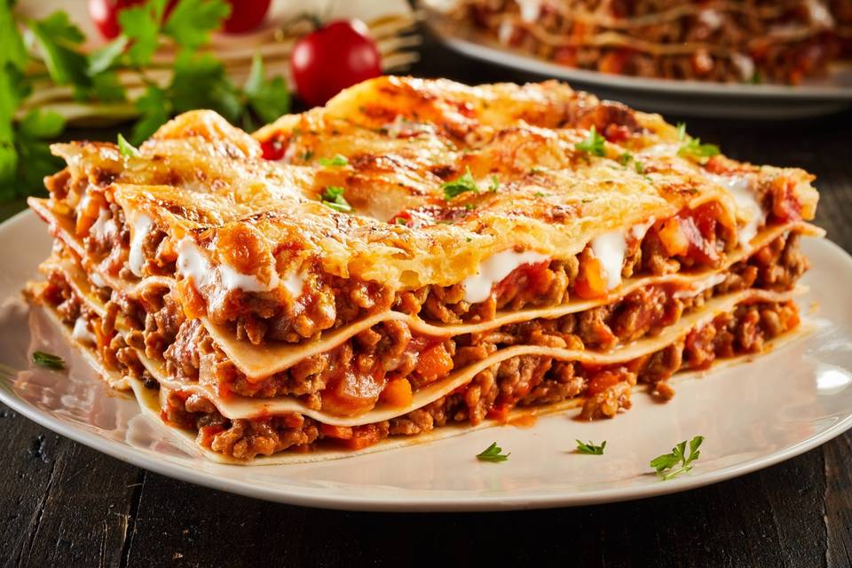 Lasagna meal