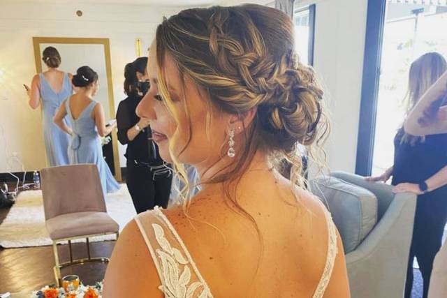 Intricate updo