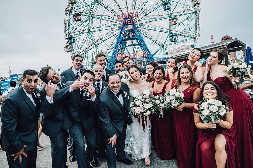 Getting married in Coney Island