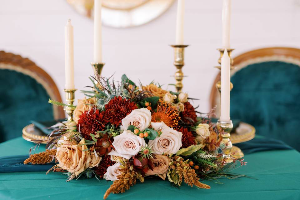 Bouquet at head table
