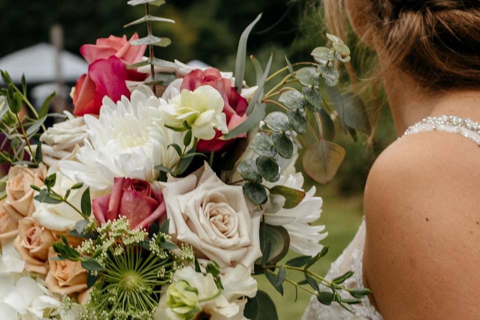 Bridal Bouquet with hydrangea