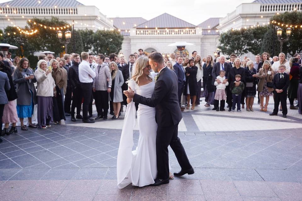 The Center Courtyard first dance