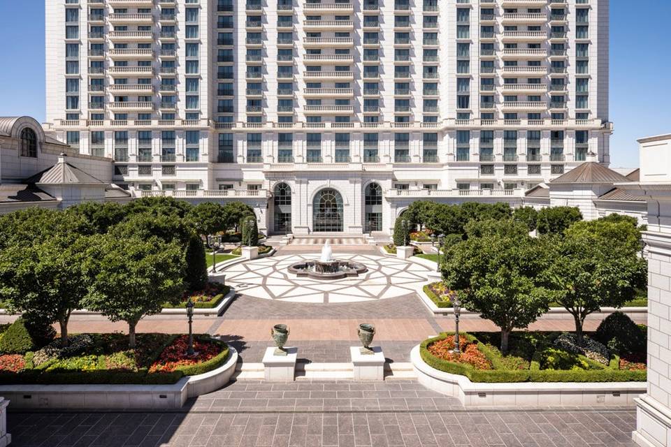 The Center Courtyard from ground level