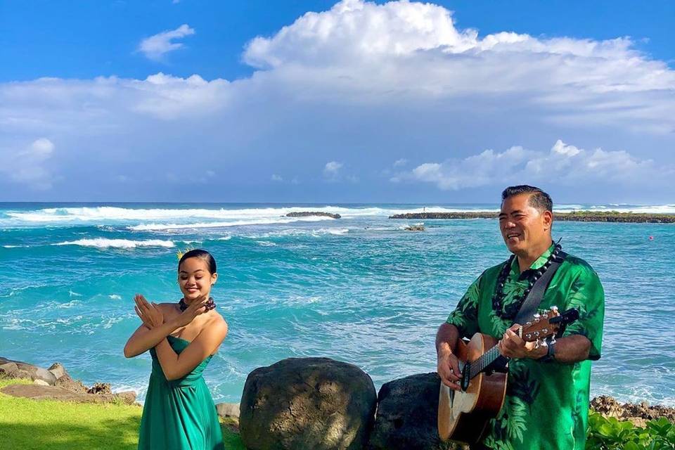 A wedding performance