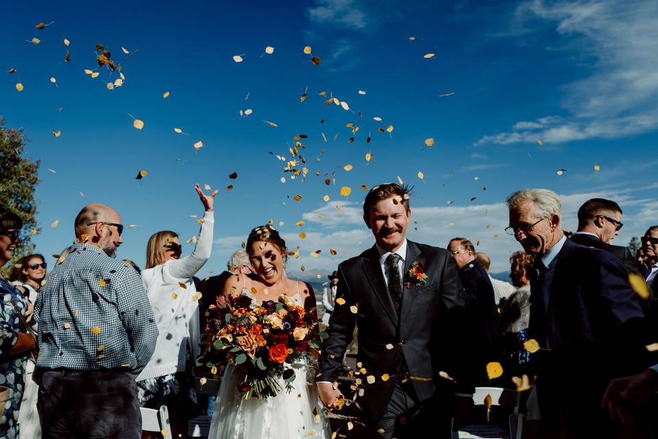 Wedding exit