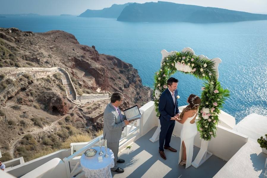 Oia wedding