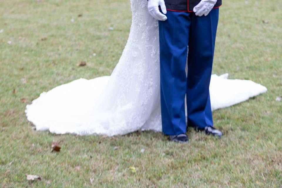 Newlyweds Marine