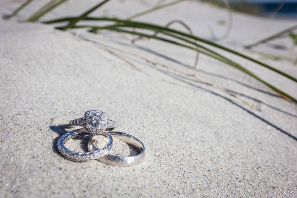 Rings on Beach