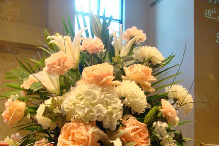 Large altar flowers