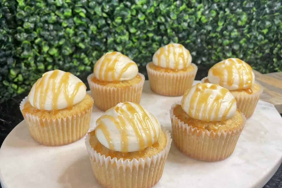 Bourbon butter cupcakes