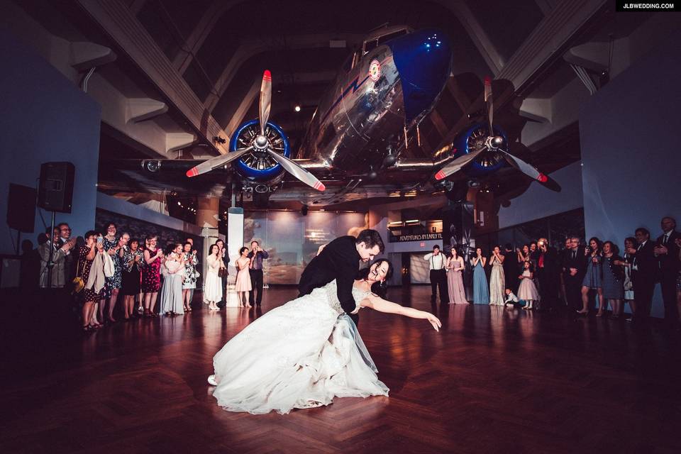 Happy couple showing their dancing moves - PC:  JLB Photography