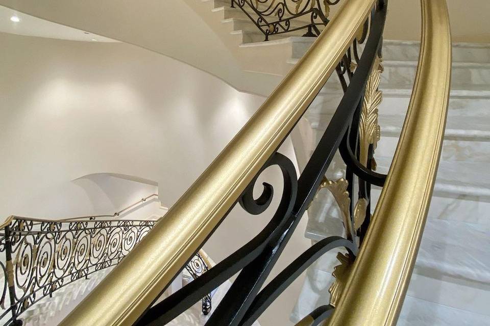 Detailed Iron Railing