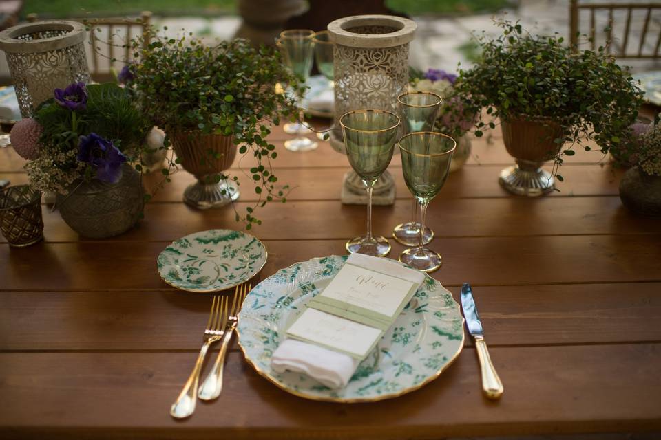 Table setting detail