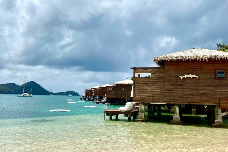 Overwater Bungalows St Lucia