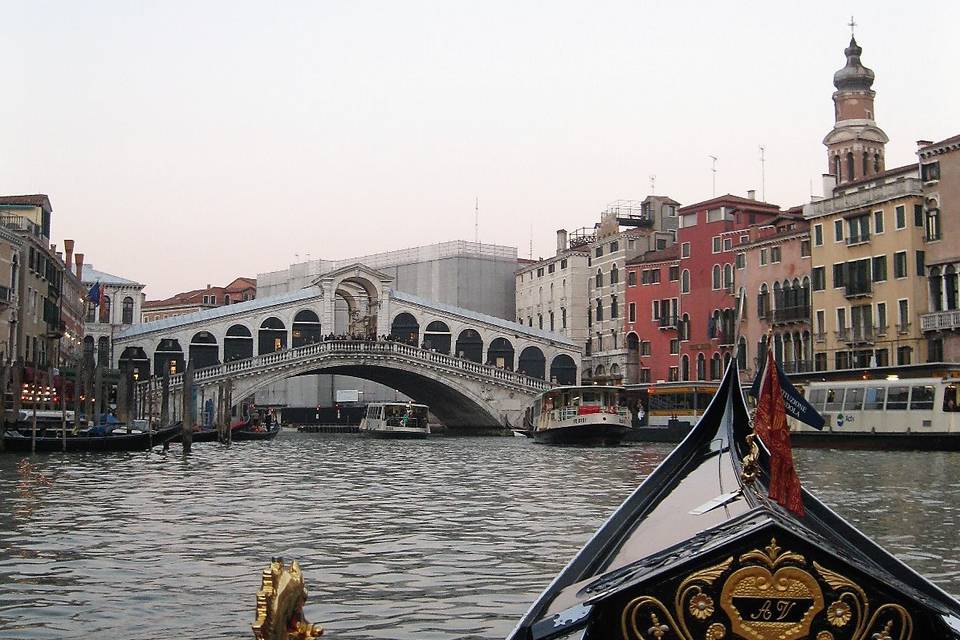 Romantic Gondola in Venice