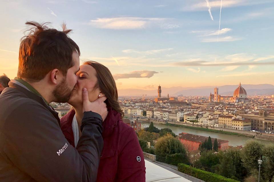 Love in Florence, Italy