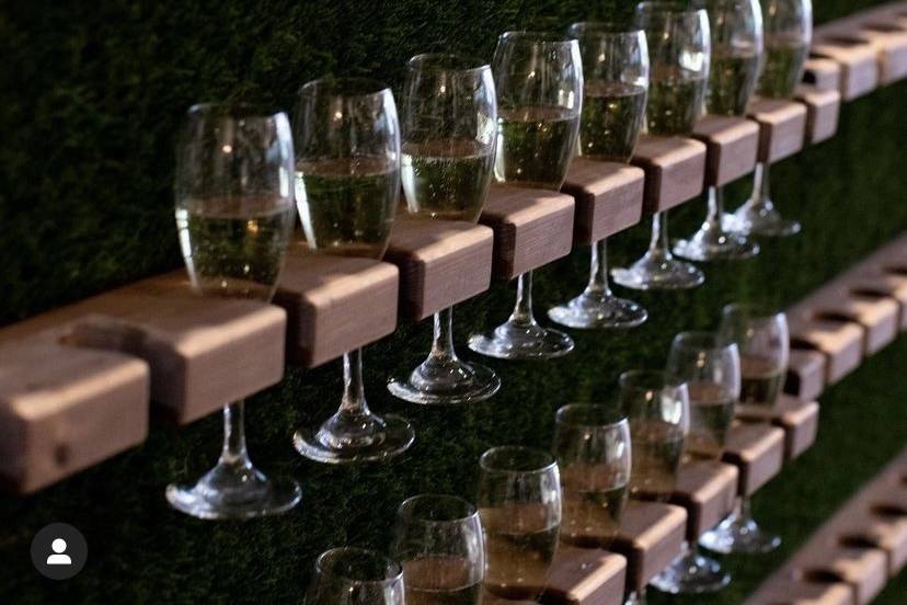 Champagne wall