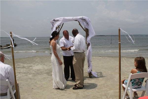 July 10, 2011 wedding on Sullivan's Island, SC
