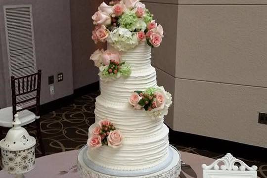April Wedding Cake