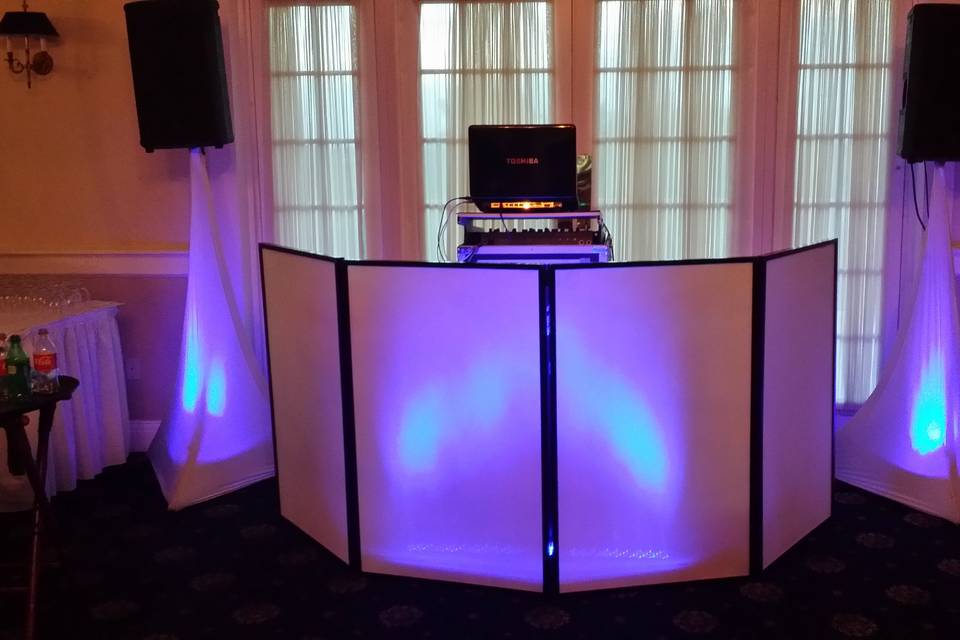 Light Up DJ Booth, Glow DJ Fasad