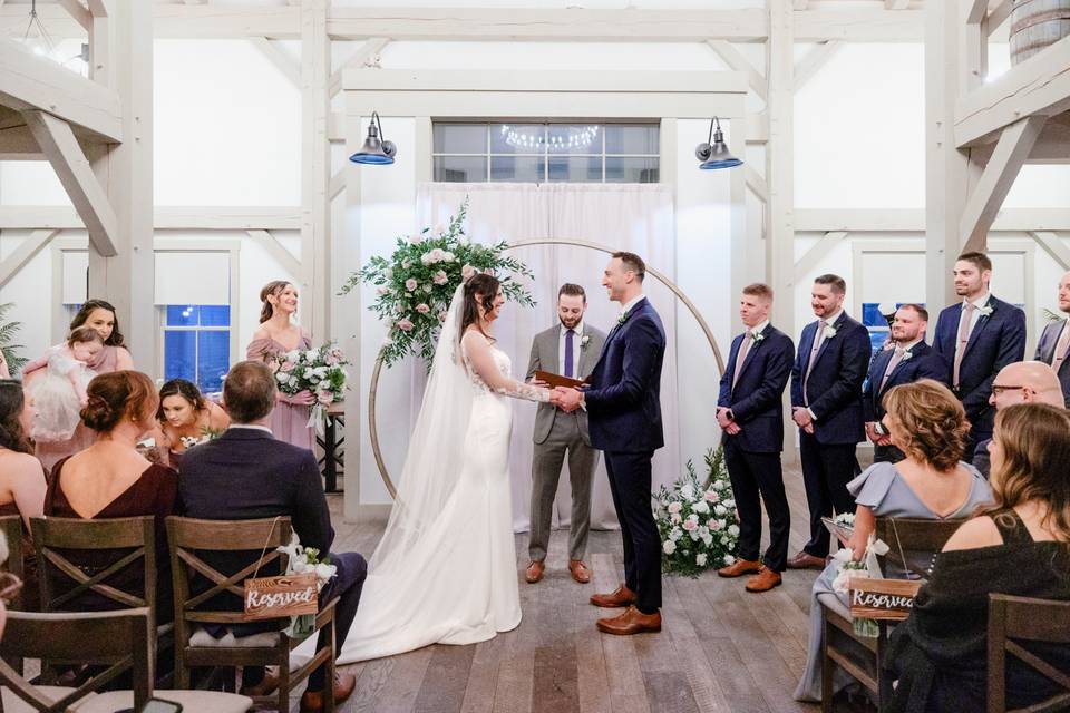 Indoor ceremony