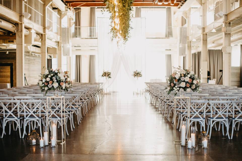 Ceremony setup