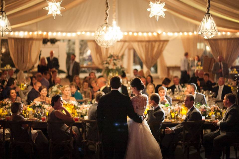 Tented wedding