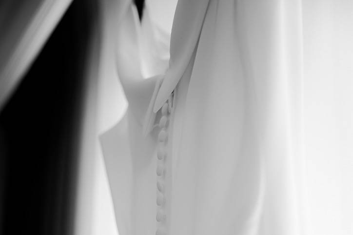 Close-up of the dress