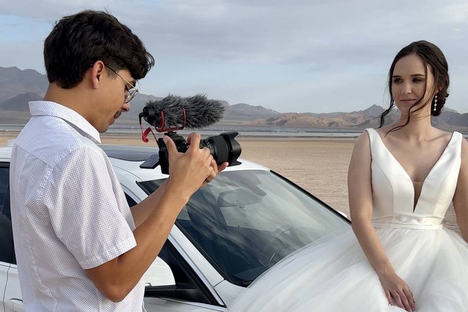 Getting the Bride Close-up