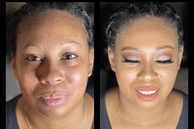 Brown eyeshadow look