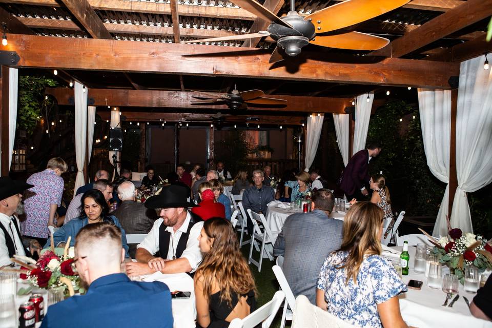 Seated Dinner in Atrium